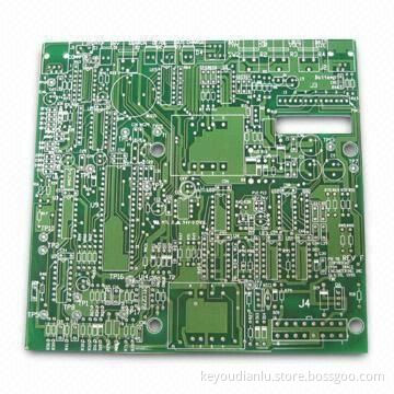 Double-side PCBs with green mask, HASL surface